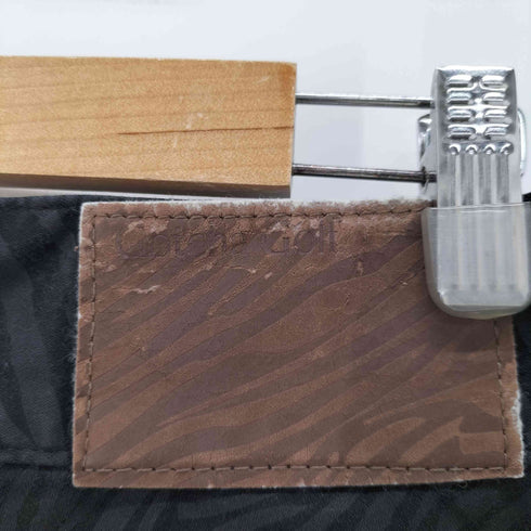 ガッチャ GATCHA Y2K 刺繍 ゼブラ柄ストレッチパンツ メンズ JPN:L