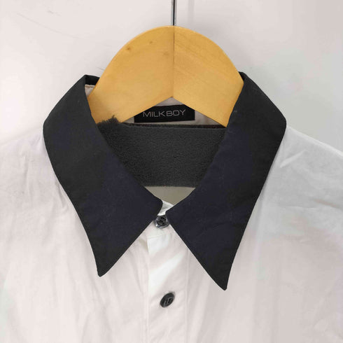 ミルクボーイ MILKBOY バイカラー シャツ メンズ