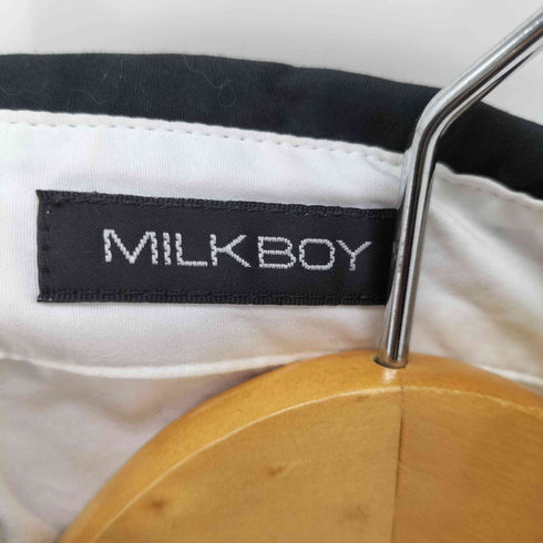 ミルクボーイ MILKBOY バイカラー シャツ メンズ