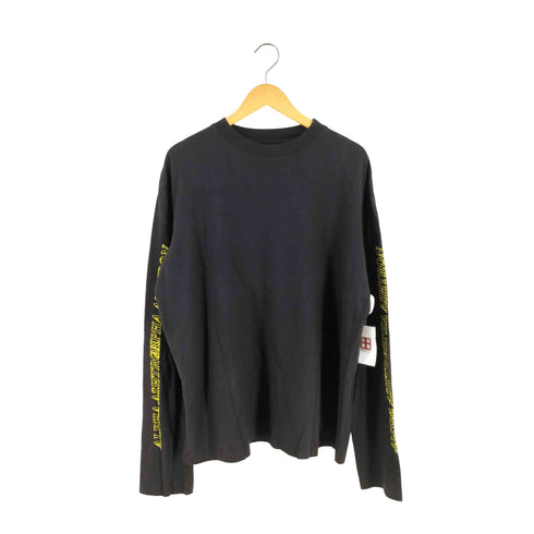 ALPHA ASHTRON ロゴスリーブ ロングスリーブTシャツ メンズ