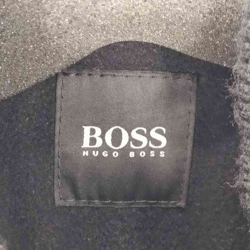 ボスヒューゴボス BOSS HUGO BOSS レイヤード リブ ネック チェスター ハーフ コート ririジップ メンズ EUR:54