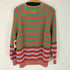 シーイー C.E STRIPE LOOSE WAFFLE KNIT ストライプ ルーズ ワッフル ニット メンズ import:M