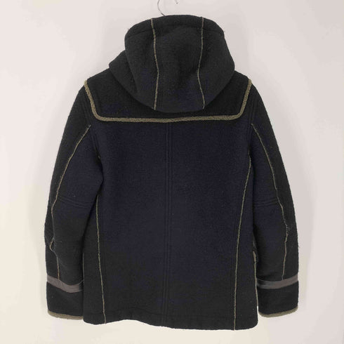ディーゼル DIESEL カウレザー ボア ダッフル コート メンズ import:L