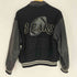 VINTAGE STADIUM JACKET アメリカンフットボール チーム 両面刺繍 ワッペン 裏地キルティング レザー ヴィンテージ スタジアム ジャケット スタジャン メンズ import:M