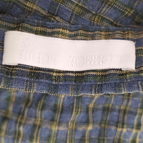 COMMON SCENTS Wrinkles ウィンクル ボタンダウン L/S チェック シャツ メンズ 2