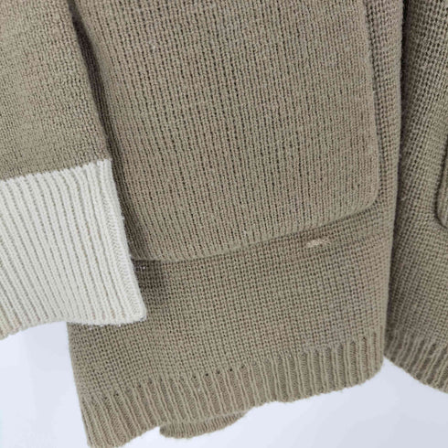 ローガン LOGAN Vネック アクリル ニット スクール カーディガン ワッペン付き レディース FREE