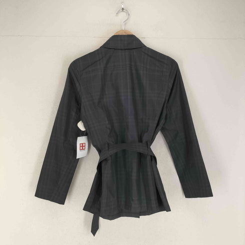 バーバリーロンドン BURBERRY LONDON チェック柄ショートトレンチコート レディース 38