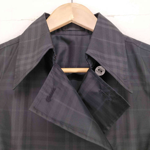 バーバリーロンドン BURBERRY LONDON チェック柄ショートトレンチコート レディース 38
