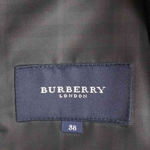 バーバリーロンドン BURBERRY LONDON チェック柄ショートトレンチコート レディース 38