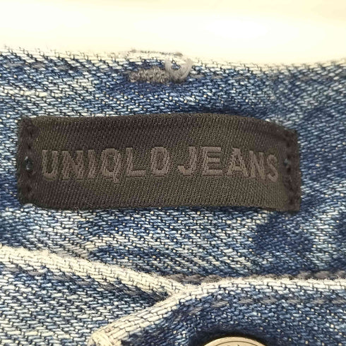 ユニクロ UNIQLO ローライズ バギーデニムパンツ レディース 34