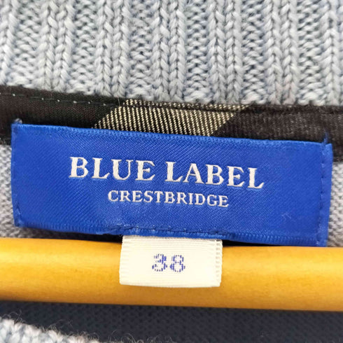 ブルーレーベルクレストブリッジ BLUE LABEL CRESTBRIDGE クルーネックニット レディース EUR:38