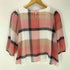 ブルーレーベルクレストブリッジ BLUE LABEL CRESTBRIDGE チェックシフォンブラウス レディース EUR:38