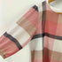ブルーレーベルクレストブリッジ BLUE LABEL CRESTBRIDGE チェックシフォンブラウス レディース EUR:38