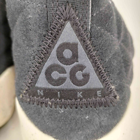 ナイキエーシージー NIKE ACG Moc 3.0 Leather Black モック キルティング ローカットスニーカー メンズ 26.5cm