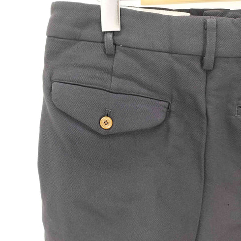 コムデギャルソンオムプリュス COMME des GARCONS HOMME PLUS AD2011 12SS Tailoring for Punks テイラーリング フォーパンクス期 ポリ縮絨 ハーフ スラックス パンツ メンズ JPN:XS