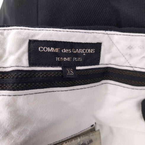 コムデギャルソンオムプリュス COMME des GARCONS HOMME PLUS AD2011 12SS Tailoring for Punks テイラーリング フォーパンクス期 ポリ縮絨 ハーフ スラックス パンツ メンズ JPN:XS