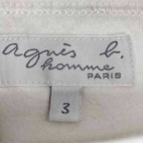 アニエスベーオム Agnes b.homme ブランドロゴプリント S/S Tシャツ メンズ 3