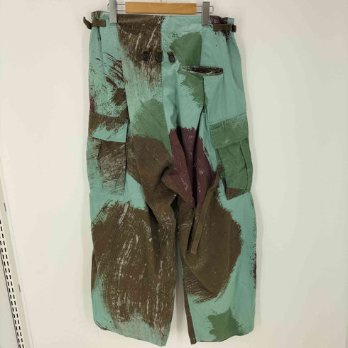 キャピタル KAPITAL Combed Burberry Brush-Camo Jumbo Cargo Pants - Turquoise コンビ バーバリー ブラッシュカモ ジャンボ カーゴ パンツ メンズ JPN:2