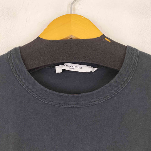 メゾンキツネ MAISON KITSUNE ダブルフォックスヘッドパッチTシャツ メンズ M