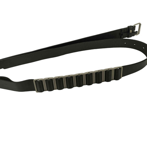 オーエーエムシー OAMC イタリア製 SELF-ENCLOSED AESTHETIC SYSTEM 多重リング デザイン レザー ベルト メンズ S