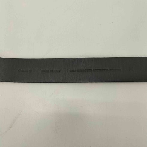 オーエーエムシー OAMC イタリア製 SELF-ENCLOSED AESTHETIC SYSTEM 多重リング デザイン レザー ベルト メンズ S