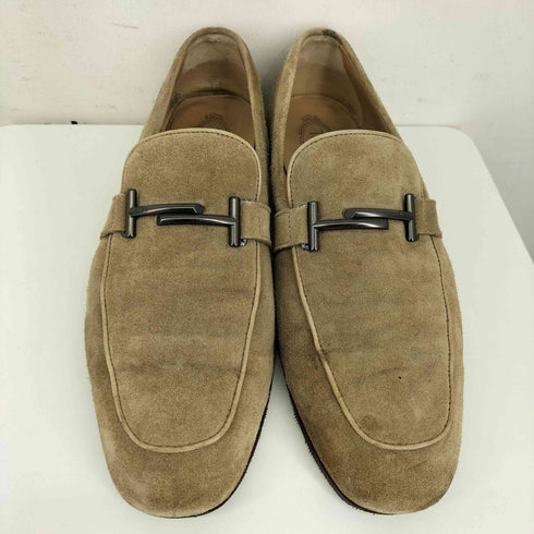 トッズ TOD’S Tタイムレス スエードローファー メンズ 9 1/2