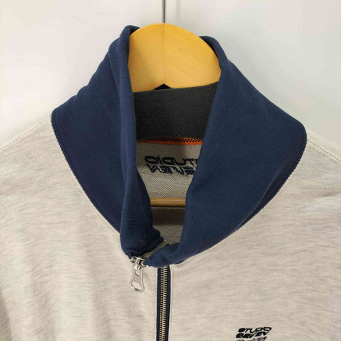 スタジオセブン STUDIO SEVEN バイカラー ハイネック スウェット シャツ メンズ import:M