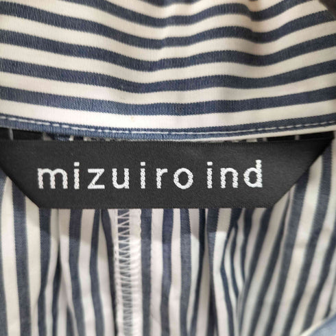 ミズイロインド mizuiro ind バルーンシルエット シャツブラウス レディース