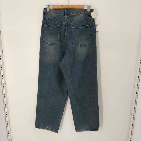 モノマート MONO-MART Y2K ヴィンテージライクオーバーダイワイドデニムパンツ メンズ JPN:L
