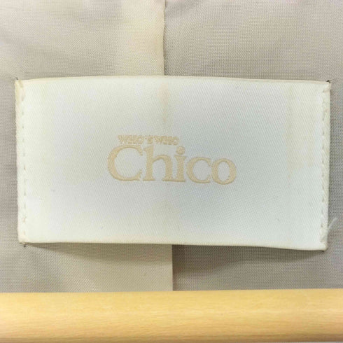 フーズフーチコ whos who Chico パイピングミディショールカラーコート レディース FREE