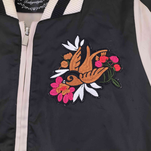 TETHYSSTYLE 刺繍 スカジャン メンズ