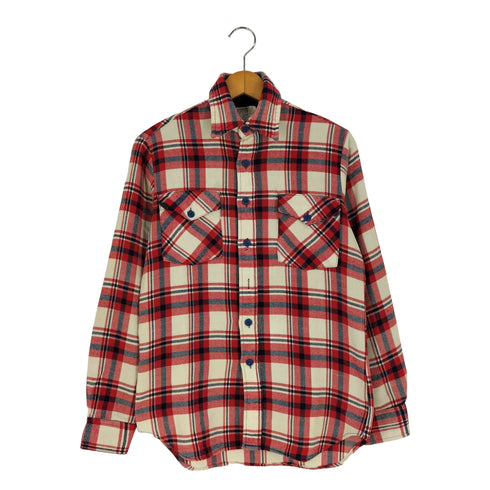 モンゴメリーワード MONTGOMERY WARD 60-70s 台湾製 アクリル CPOシャツ アクリルチェックシャツ メンズ import:S