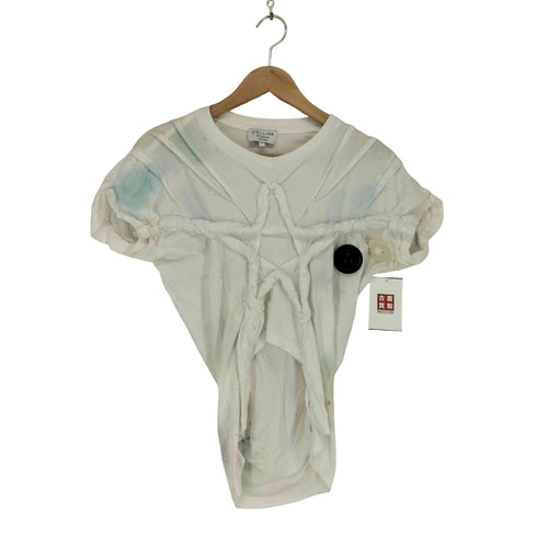 コリーナストラダ COLLINA STRADA WHITE STAR T-SHIRT レディース import:S