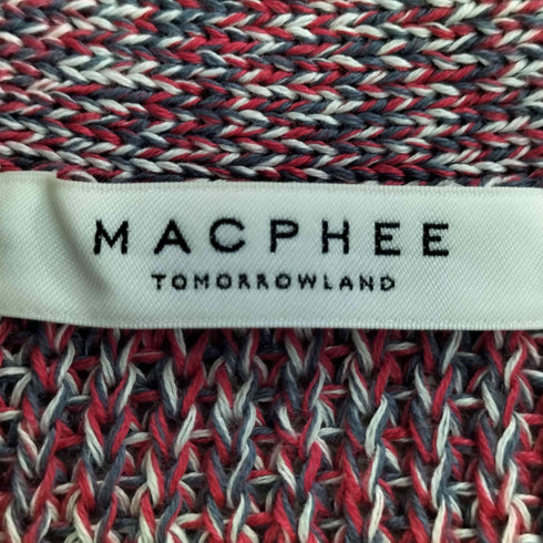 トゥモローランドマカフィー tomorrowland macphee 23SS ギマコットン Vネックベスト レディース JPN:S