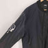 ザラ ZARA dnwr Embroidered Patchwork Black Jacket 刺繍 パッチワーク ブラック 中綿 ジャケット スタジャン メンズ import:L