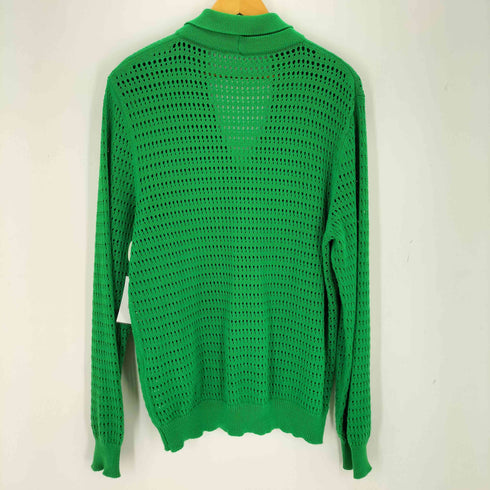 ロベルトコリーナ ROBERTO COLLINA イタリア製 Vネックポロカーディガン メンズ 48