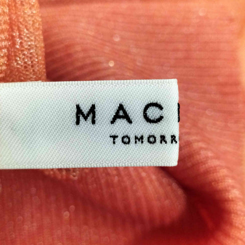 マカフィー MACPHEE 21SS シースルーナイロンポリエステル オープンカラーシャツ レディース JPN:S