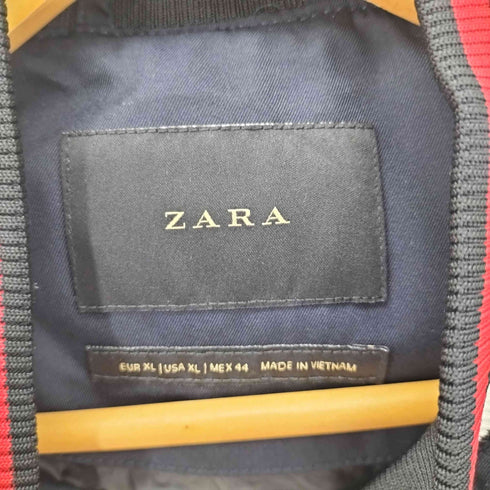 ザラ ZARA キルティング スナップボタン リブ切替 中綿 パファー ジャケット メンズ import:XL