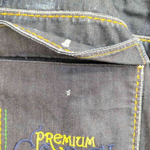 クージー COOGI 刺繍 デニムバギーショーツ ジョーツ メンズ W50