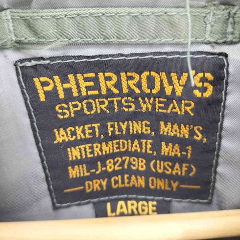 フェローズ PHERROWS SPORTS WEAR フライト ジャケット MA-1 メンズ import:L