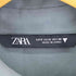 ザラ ZARA ティアードシャツチュニックワンピース レディース import:S