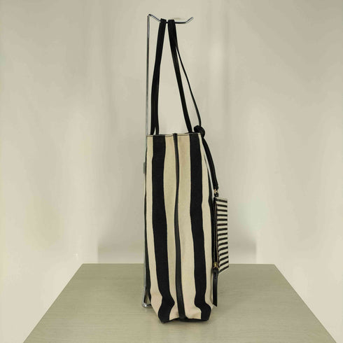MAISON N.H PARIS SAINT-MARTIN-TOTE BAG ストライプ トートバッグ レディース