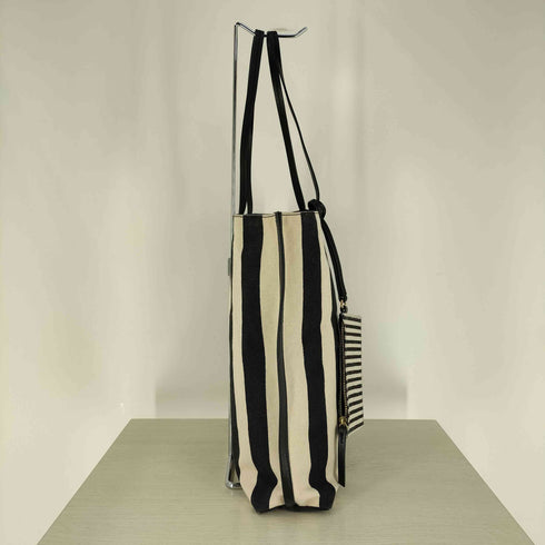 MAISON N.H PARIS SAINT-MARTIN-TOTE BAG ストライプ トートバッグ レディース