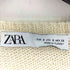 ザラ ZARA 花柄刺繍刺し子ニットカーディガン レディース import:S