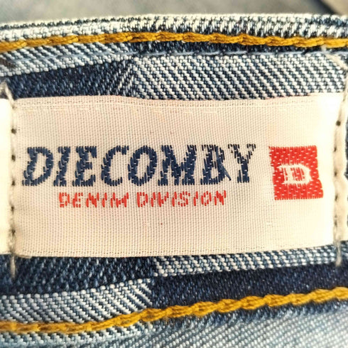 DIECOMBY チェック柄 デニムショーツ メンズ 36