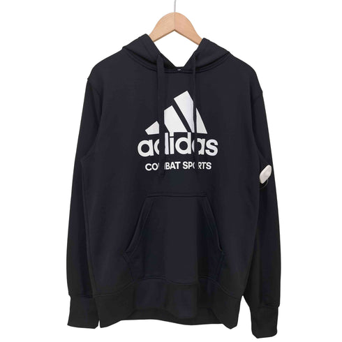アディダス adidas combat sports フロントロゴプリント プルオーバーパーカー メンズ import:L