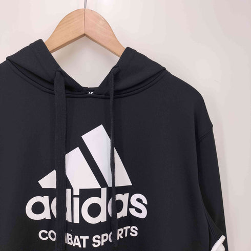アディダス adidas combat sports フロントロゴプリント プルオーバーパーカー メンズ import:L