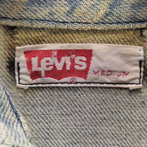 リーバイス Levis 70-80s デニムワークシャツ メンズ import:M