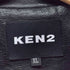 KEN2 オーバーサイズ シングル フェイクレザーライダースジャケット メンズ XL
