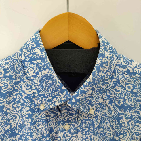 トミーヒルフィガー TOMMY HILFIGER ペイズリー ボタンダウン ロングスリーブシャツ メンズ import:L